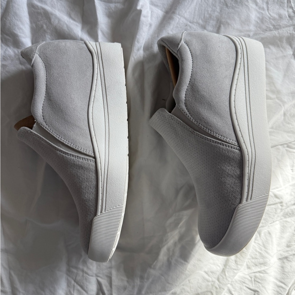 Dr. Scholl's Gray Slip-On Loafers - Picture 3 of 7